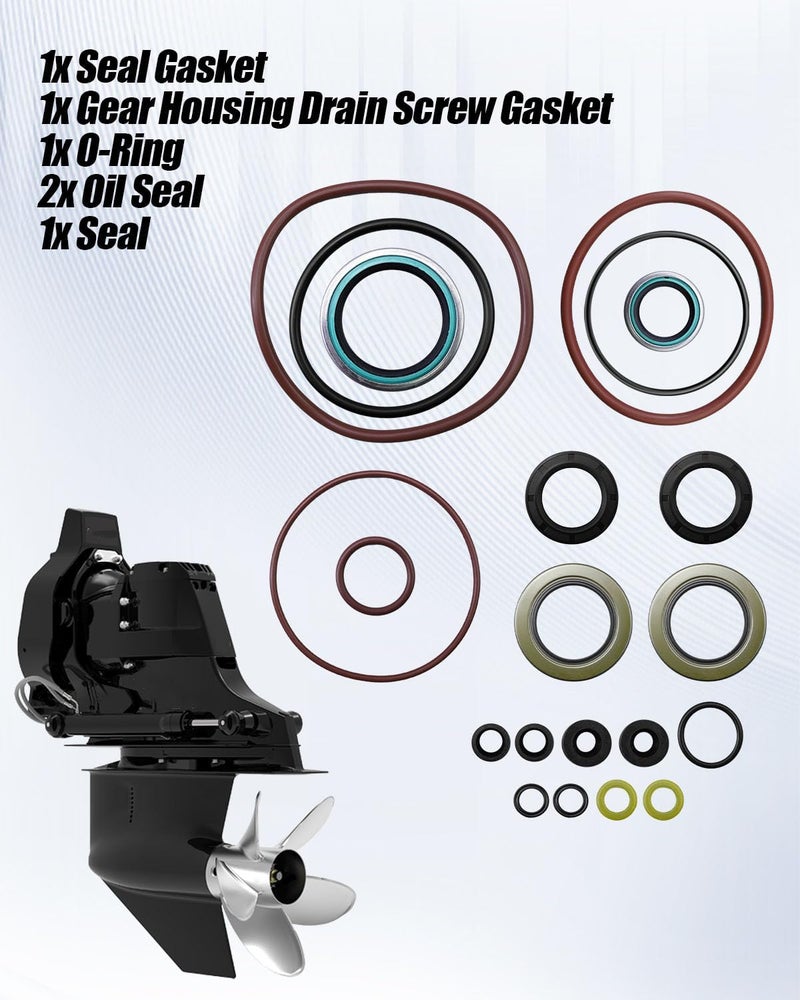 TIKSCIENCE Lower Unit Seal Kit Fit for Mercury MerCruiser Quicksilver Bravo I II III X XR Replace 26-76868A2 18-2645 26-76868A04 76868A04 76868A1 - Image 4